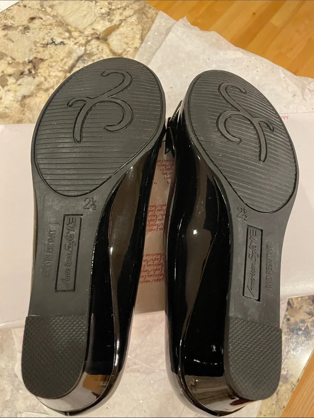 American Eagle Outfitters shiny black